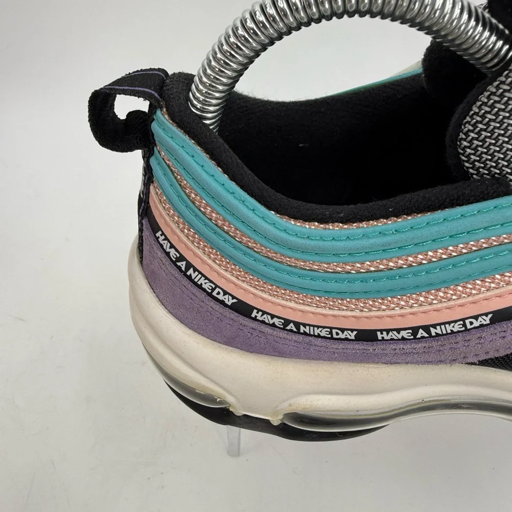 Nike Air Max 97‎ SE 923288-500 “Have A Nike Day” Purple Blue Youth Size 6Y